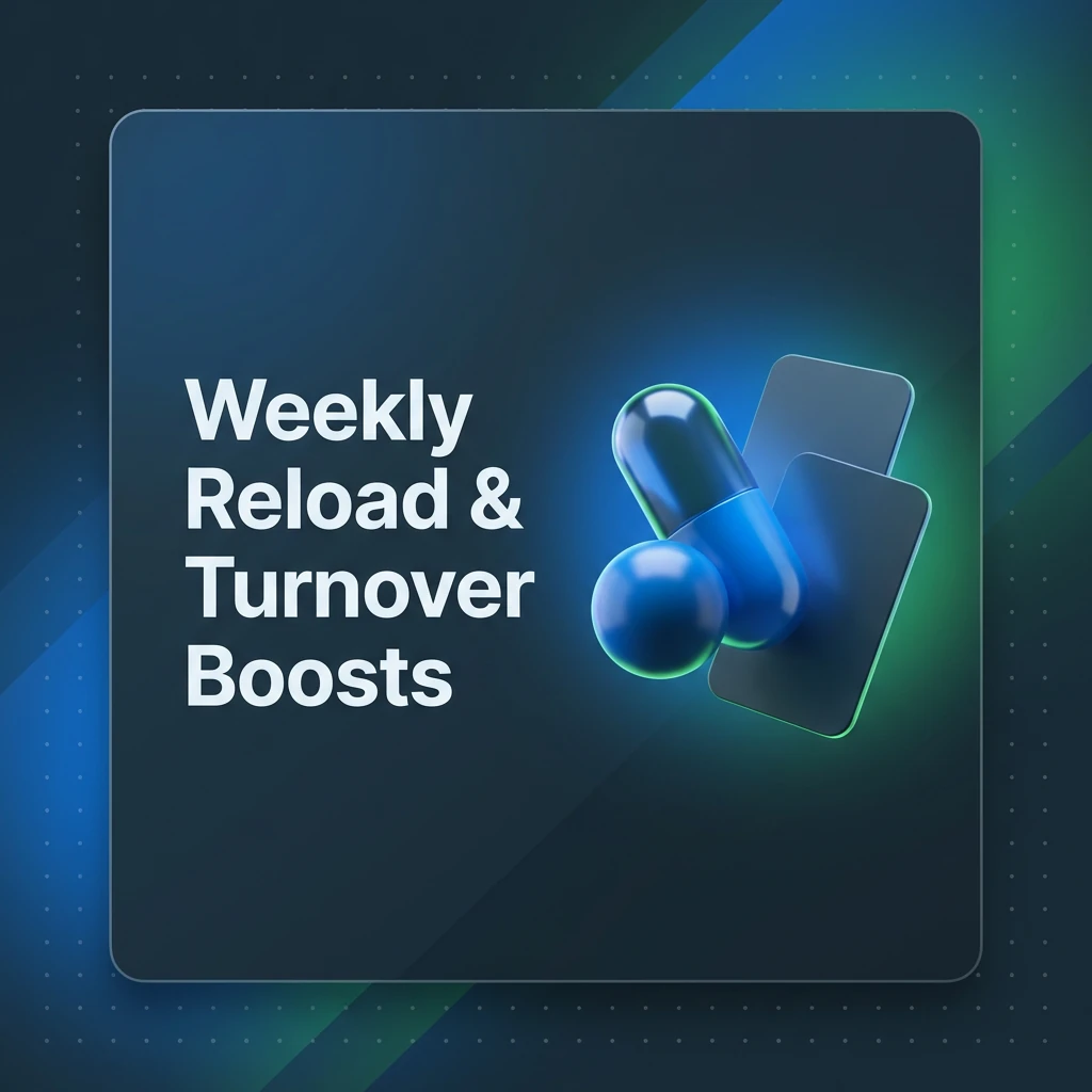 Weekly Reload & Turnover Boosts